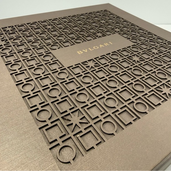 Beautiful Bvlgari Metallic Bronze Closet Storage or Gift Box - Picture 9 of 13